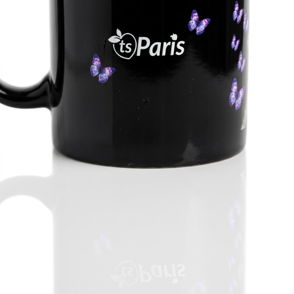 tsgabrielle® • Paris - Torre Eiffel • Caneca Brilhante • Preta • Cerâmica • 2 Tamanhos - View 21