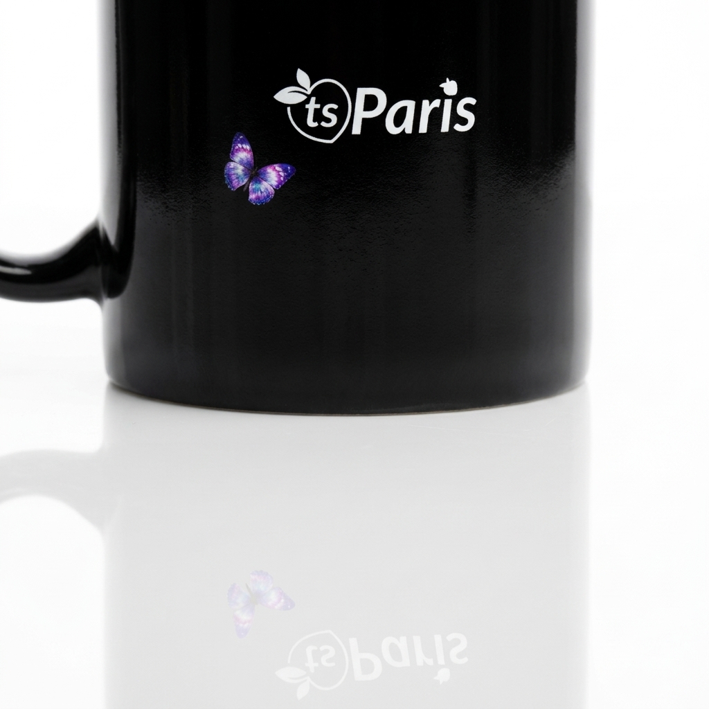 tsgabrielle® • Paris - Torre Eiffel • Caneca Brilhante • Preta • Cerâmica • 2 Tamanhos - View 15