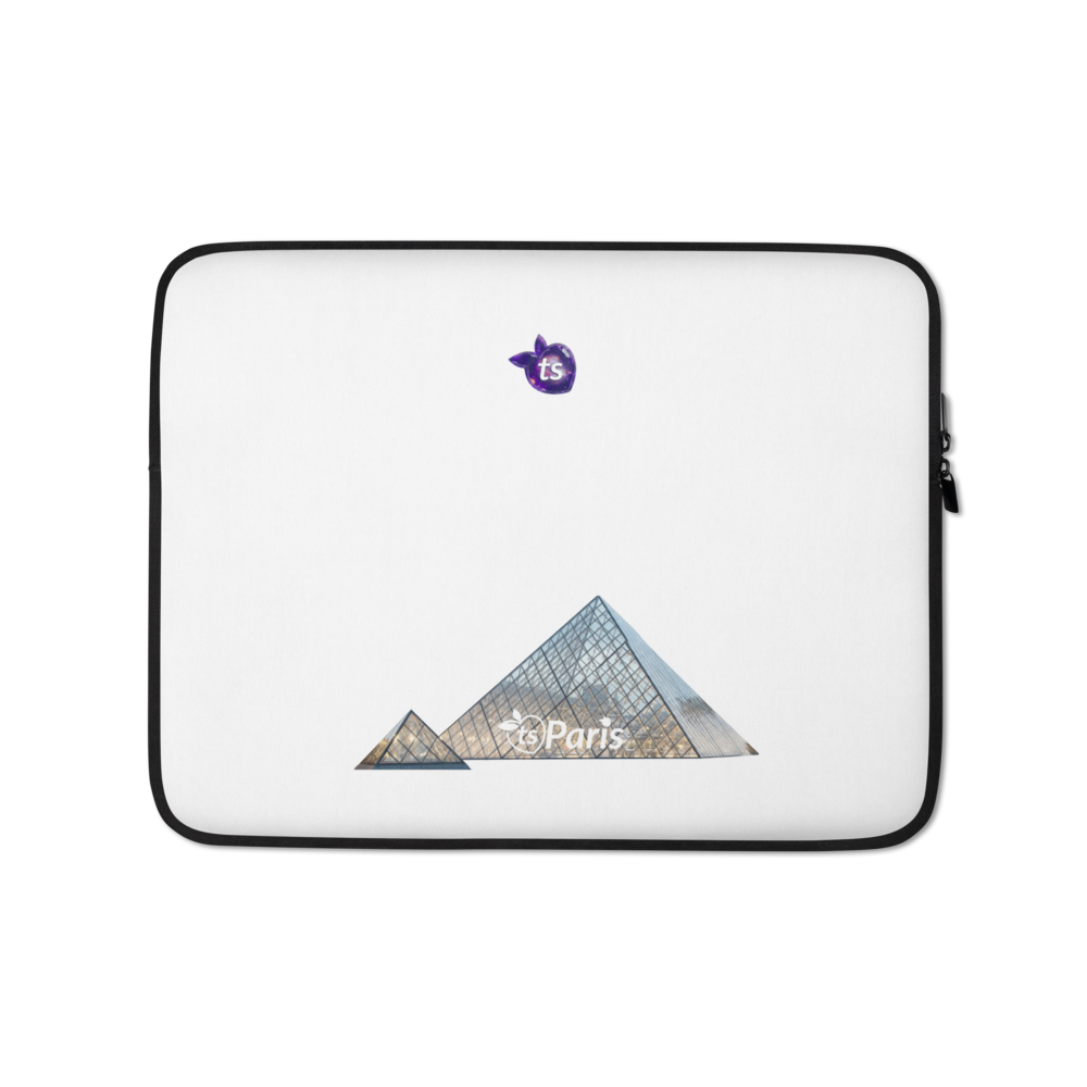 tsgabrielle® • Paris - The Louvre Pyramid • Capa para laptop • 2 tamanhos - 13" and 15"