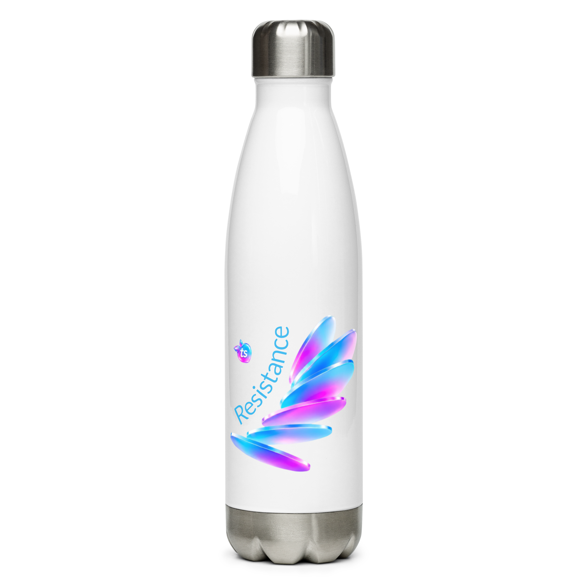 tsgabrielle® • Pride 26 • Garrafa de Água • Branca • Aço Inoxidável • 17 oz