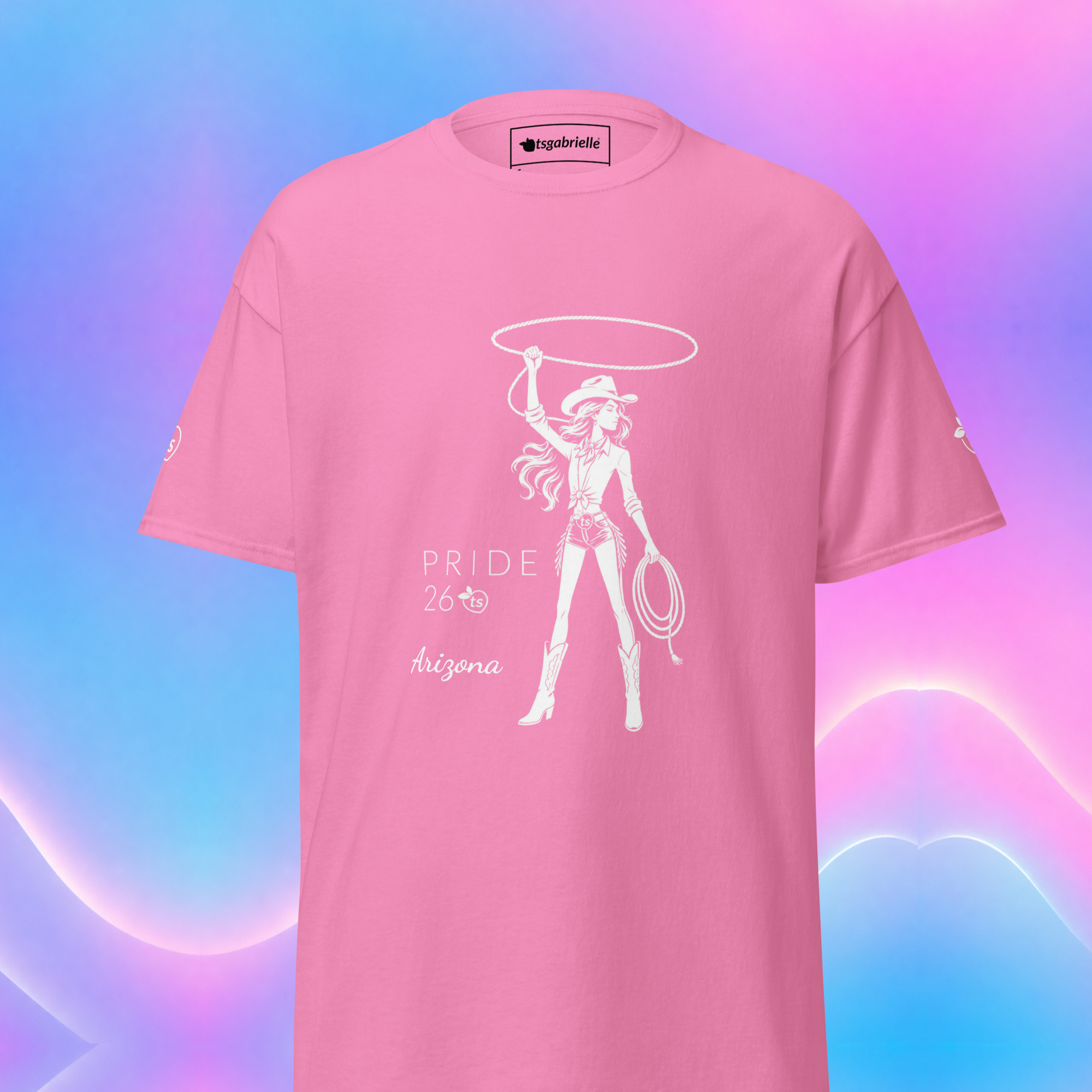 tsgabrielle® • Para Ele • Pride 26 - Arizona • T-shirt Clássica • 14 Cores