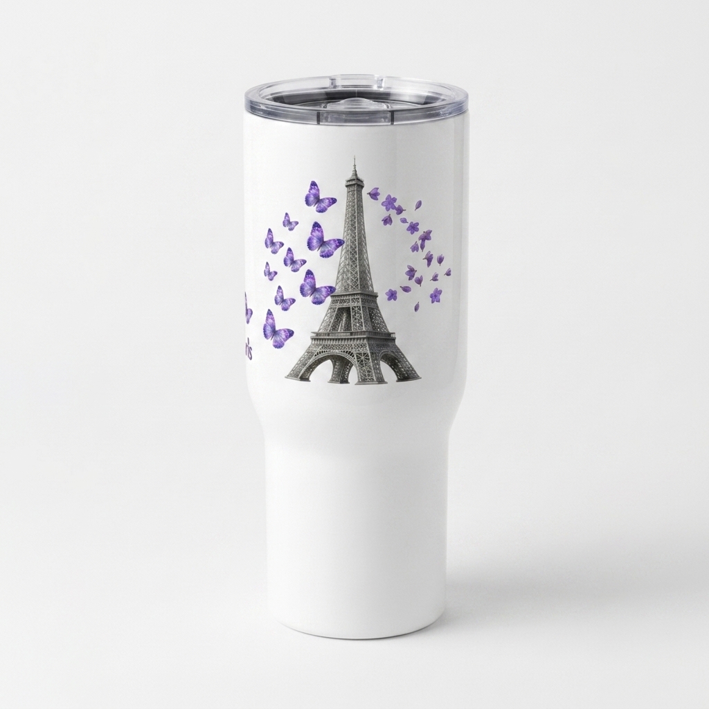 tsgabrielle® • Paris - Torre Eiffel • Caneca com Alça • 2 Tamanhos