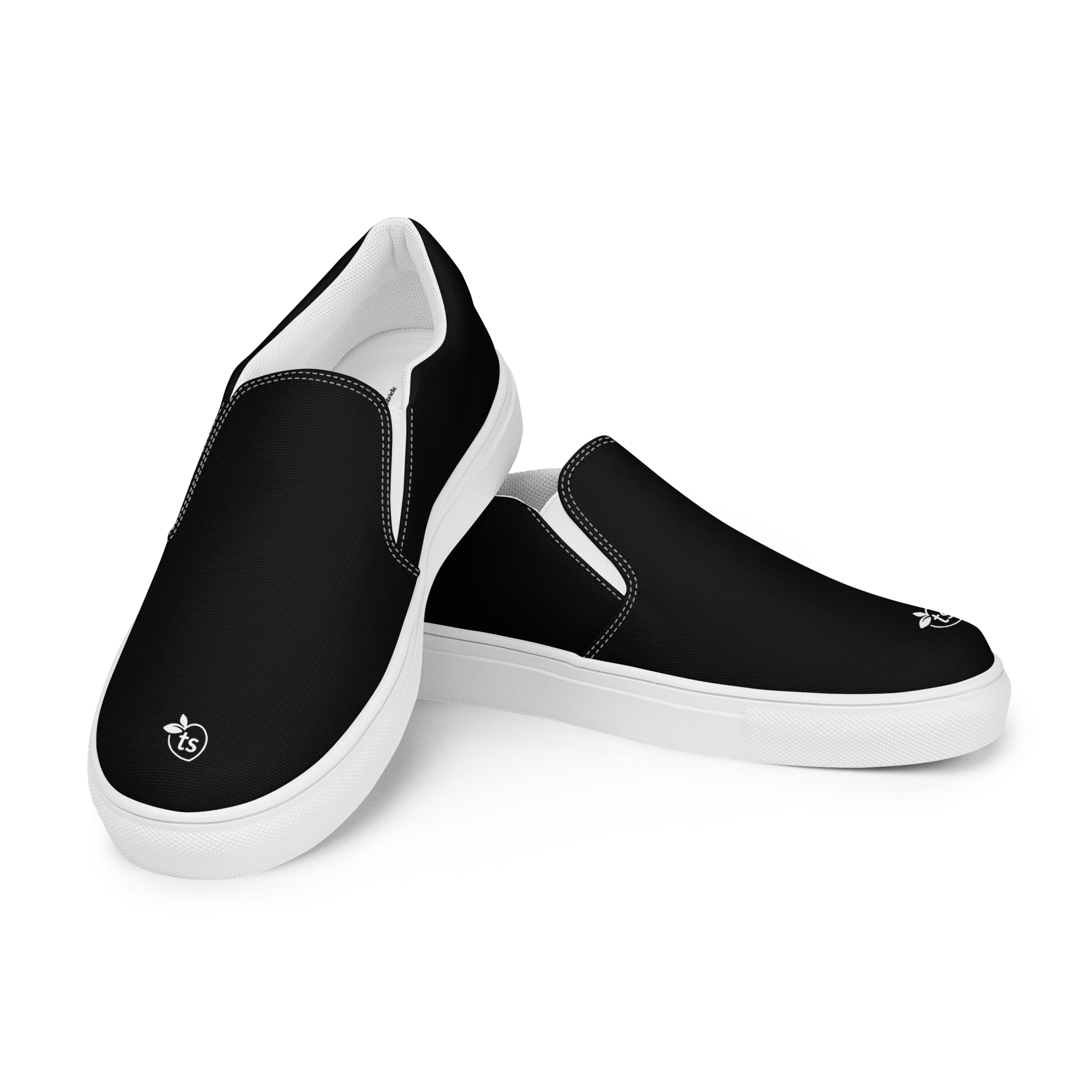 tsgabrielle® • Para Ele • Sapatos Tipo Scarpin em Canvas • Preto - View 10