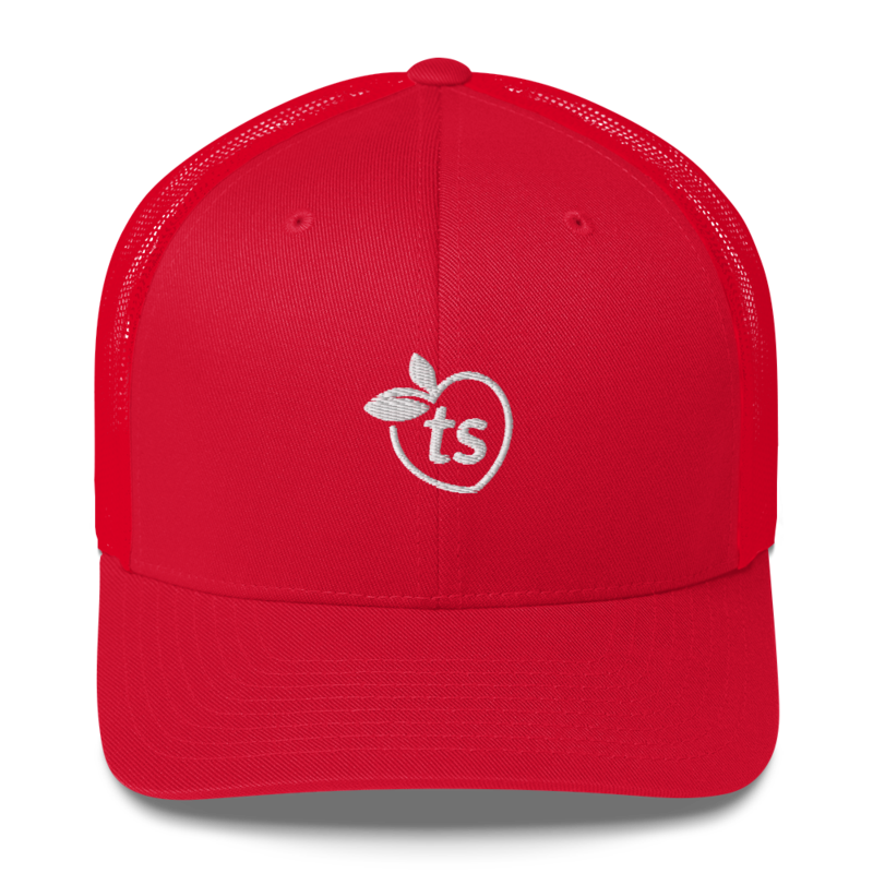 tsgabrielle® • Boné Trucker • Vermelho