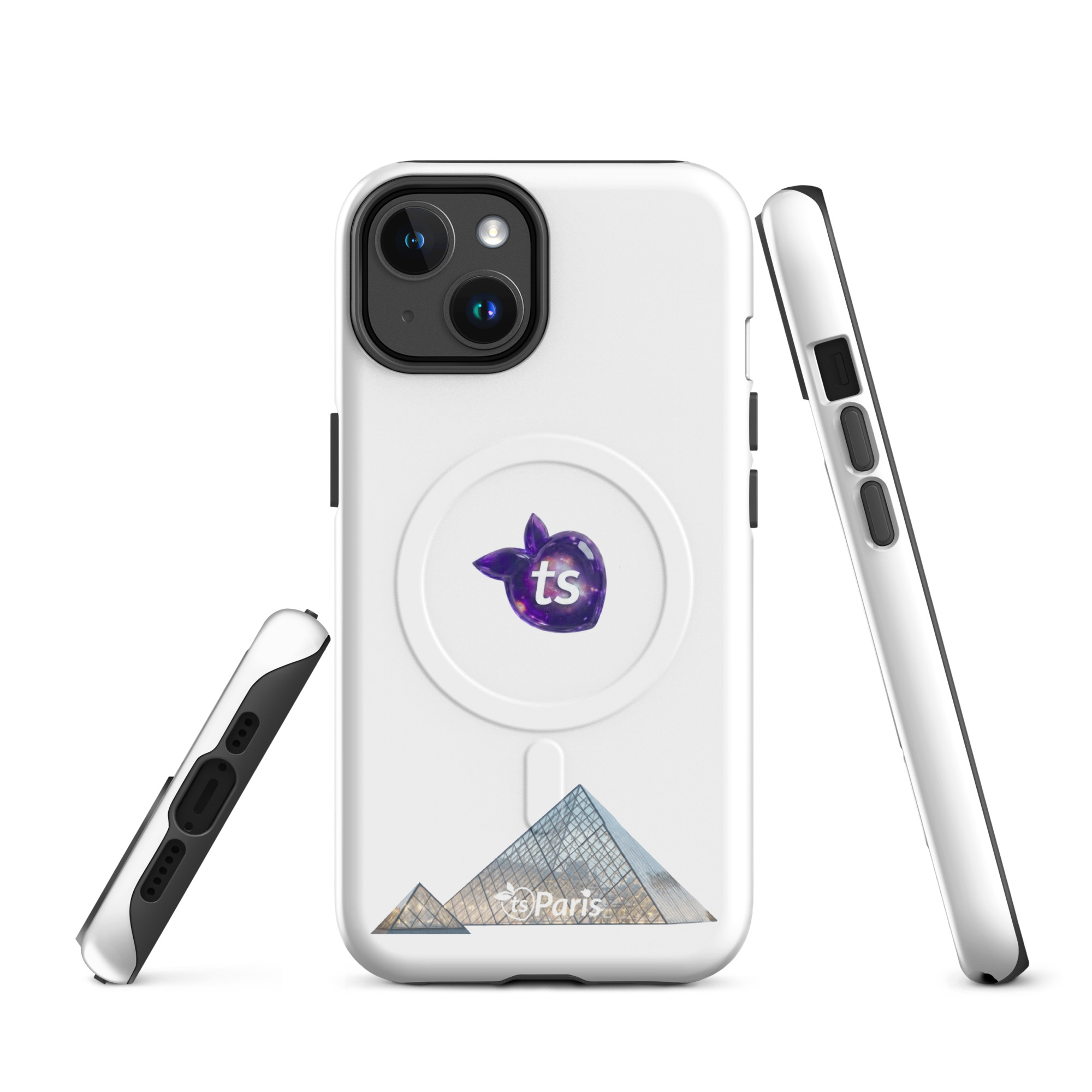tsgabrielle® • Paris - The Louvre Pyramid • Capa resistente • MagSafe® • Compatible with iPhone® • Modelos recentes - View 2