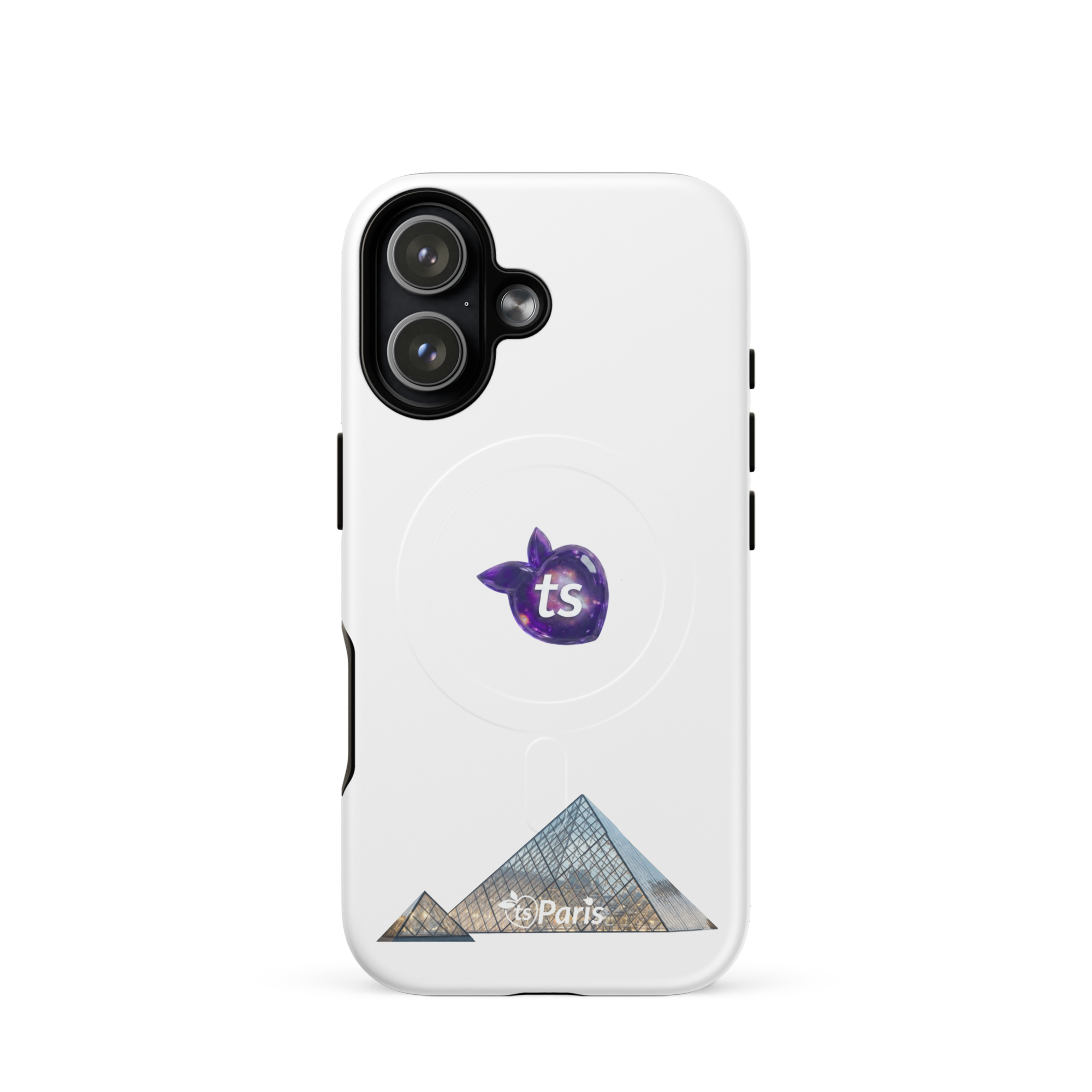 tsgabrielle® • Paris - The Louvre Pyramid • Capa resistente • MagSafe® • Compatible with iPhone® • Modelos recentes