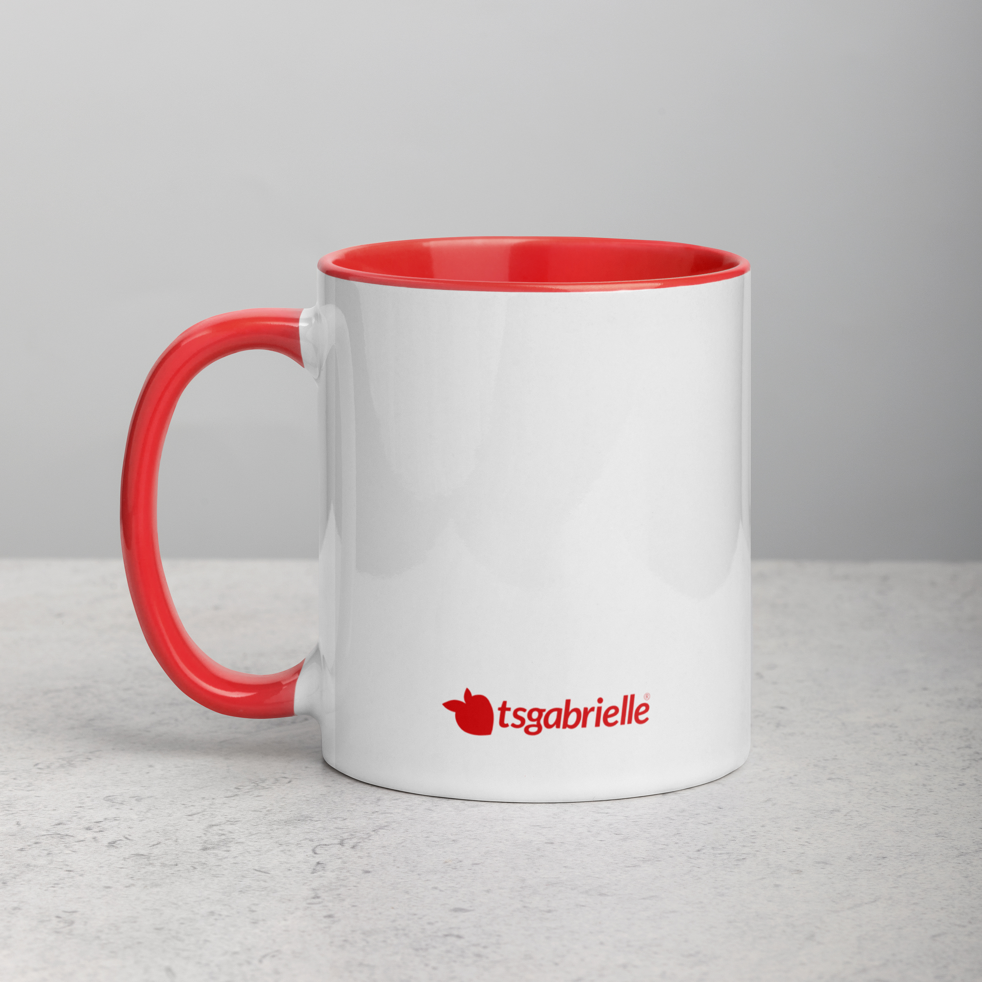 tsgabrielle® • caneca with Color vermelho Inside • ceramica • 2 Sizes - View 6