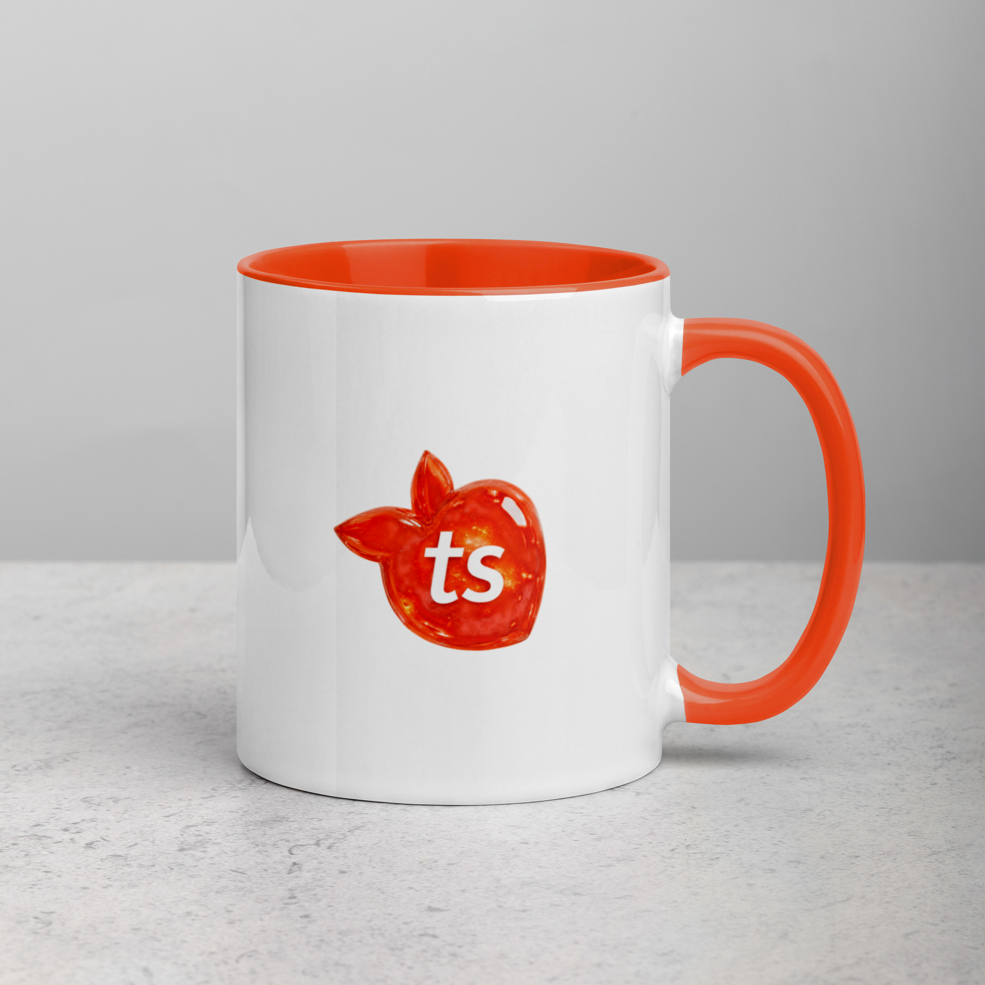 tsgabrielle® • Caneca com Interior Laranja • Cerâmica • 325 ml - View 9