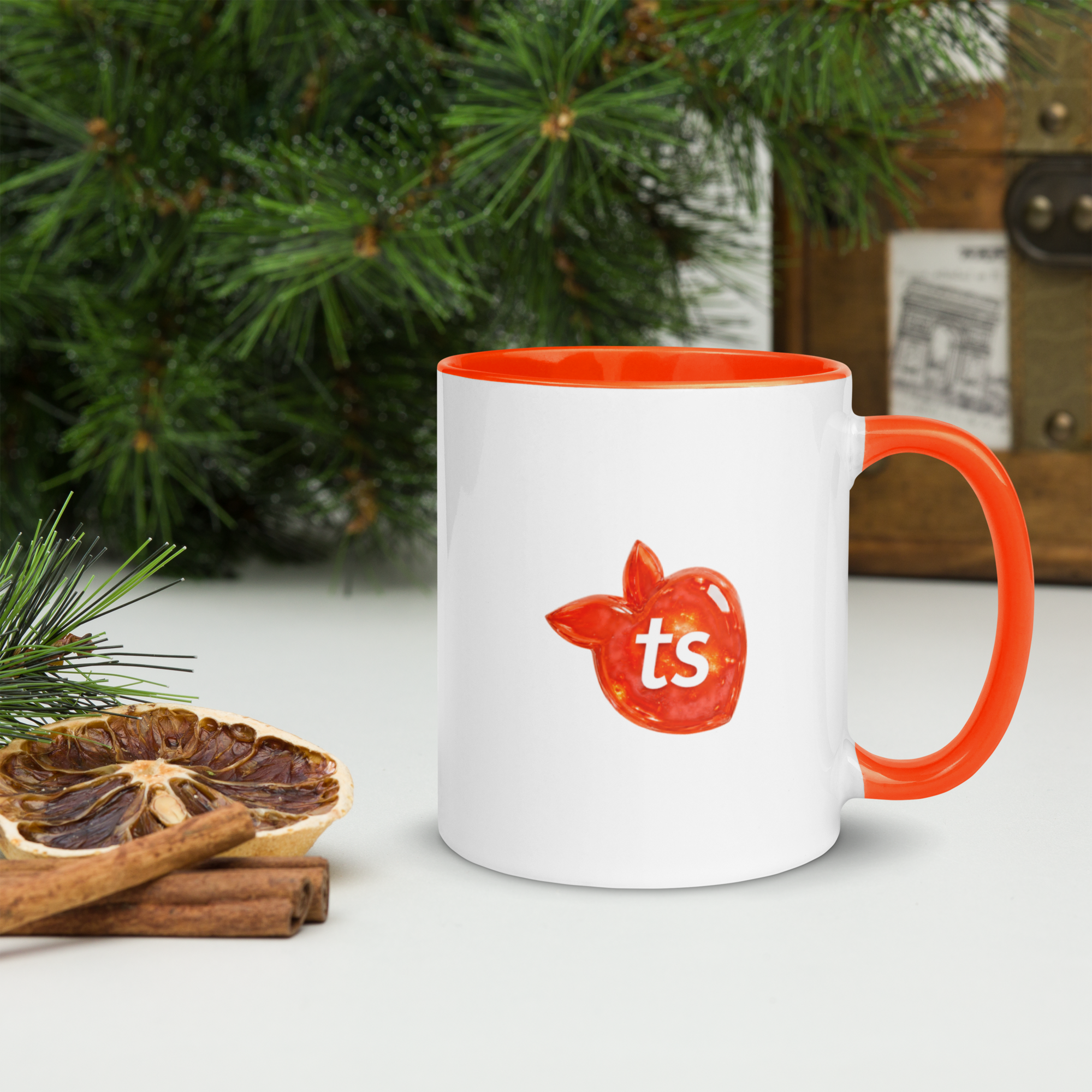 tsgabrielle® • Caneca com Interior Laranja • Cerâmica • 325 ml - View 10