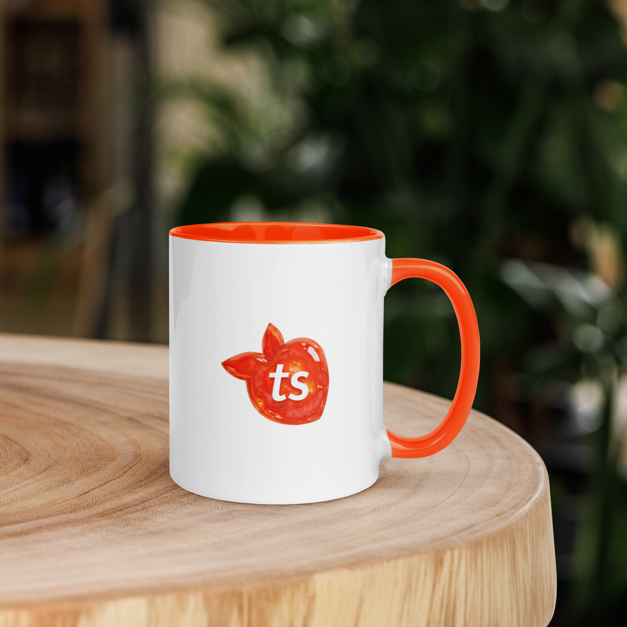 tsgabrielle® • Caneca com Interior Laranja • Cerâmica • 325 ml - View 12