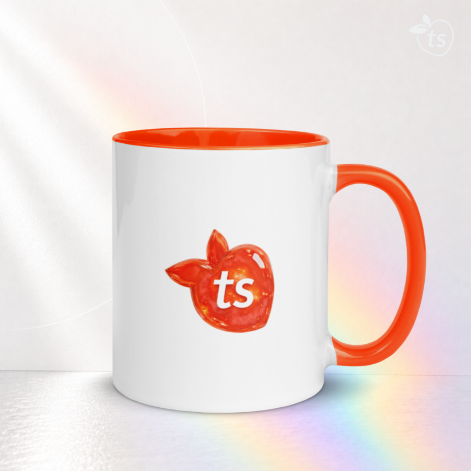 tsgabrielle® • Caneca com Interior Laranja • Cerâmica • 325 ml - View 13