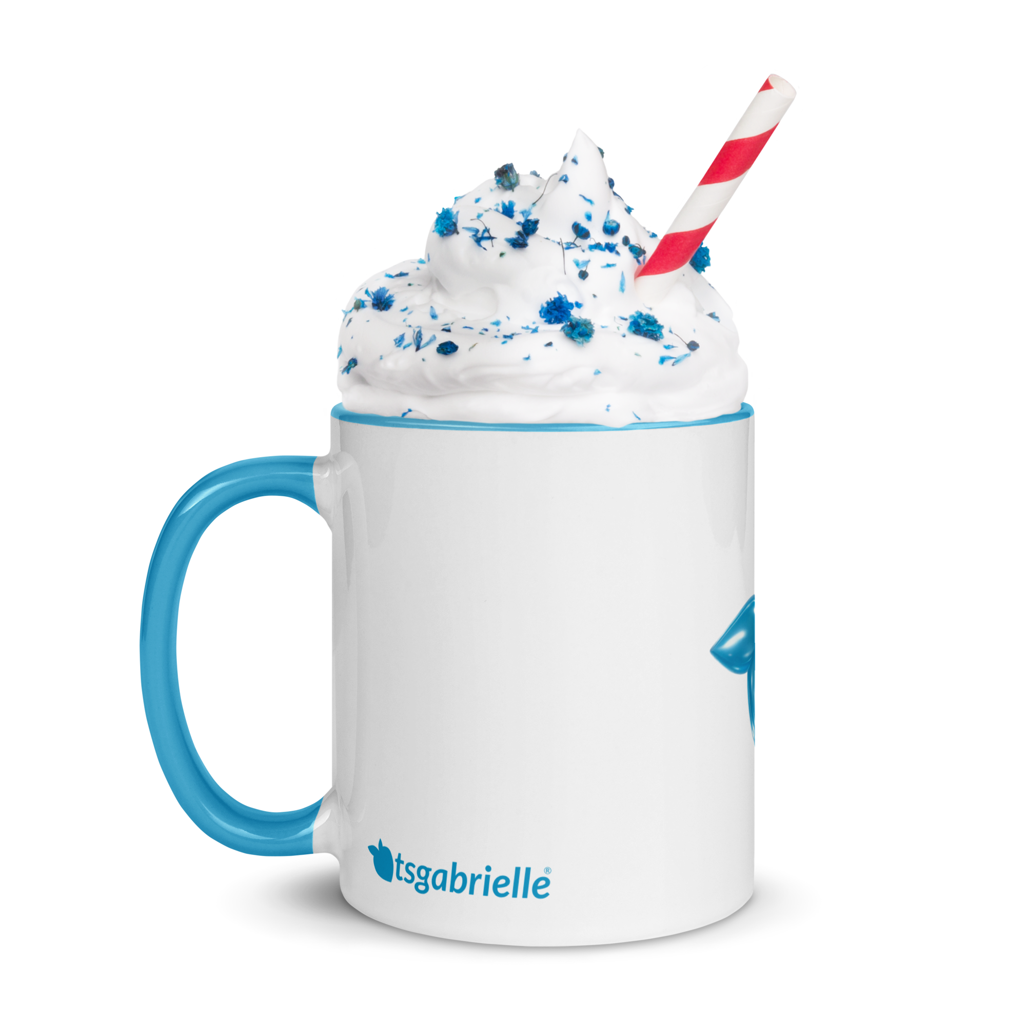 tsgabrielle® • Caneca com Interior Azul-claro • Cerâmica • 2 Tamanhos - View 7