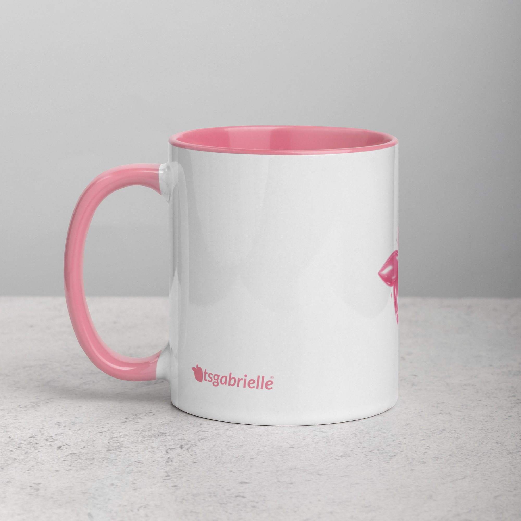 tsgabrielle® • Caneca com Interior Rosa • Cerâmica • 11 oz - View 6