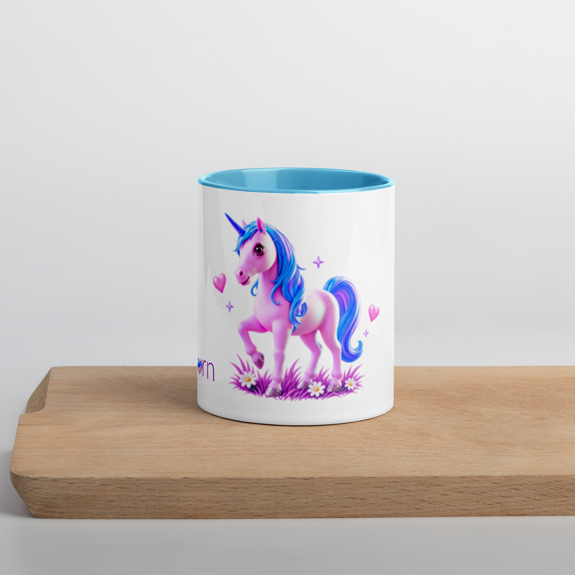 tsgabrielle® • Caneca com Interior Colorido • Unicórnio - Seraphina • Cerâmica • 2 Tamanhos