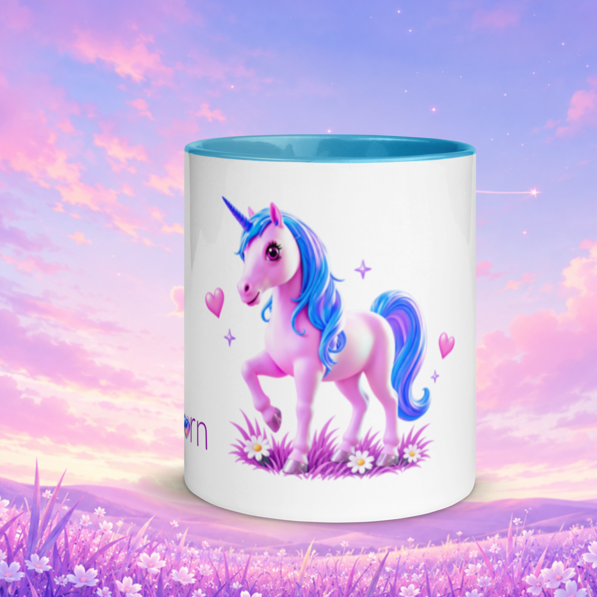 tsgabrielle® • Caneca com Interior Colorido • Unicórnio - Seraphina • Cerâmica • 2 Tamanhos - View 11