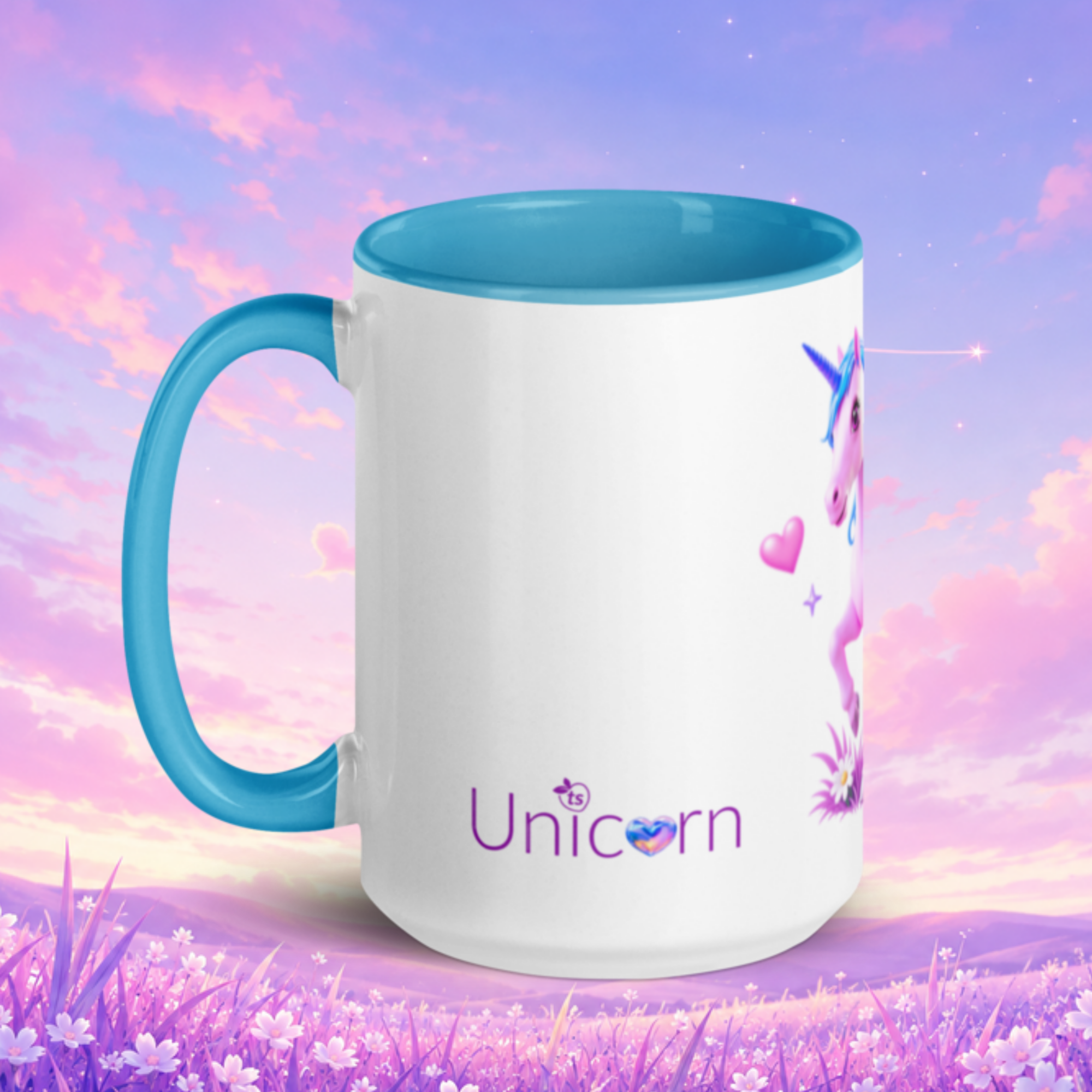tsgabrielle® • Caneca com Interior Colorido • Unicórnio - Seraphina • Cerâmica • 2 Tamanhos - View 14